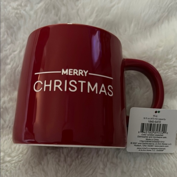 Place & Time Red Merry Christmas Mug 16 oz - Picture 2 of 3